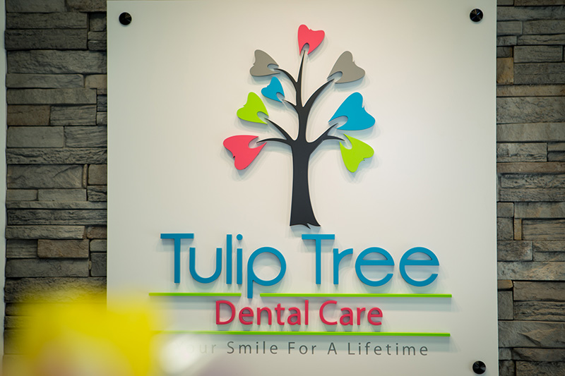 Tulip Tree Dental Care sign